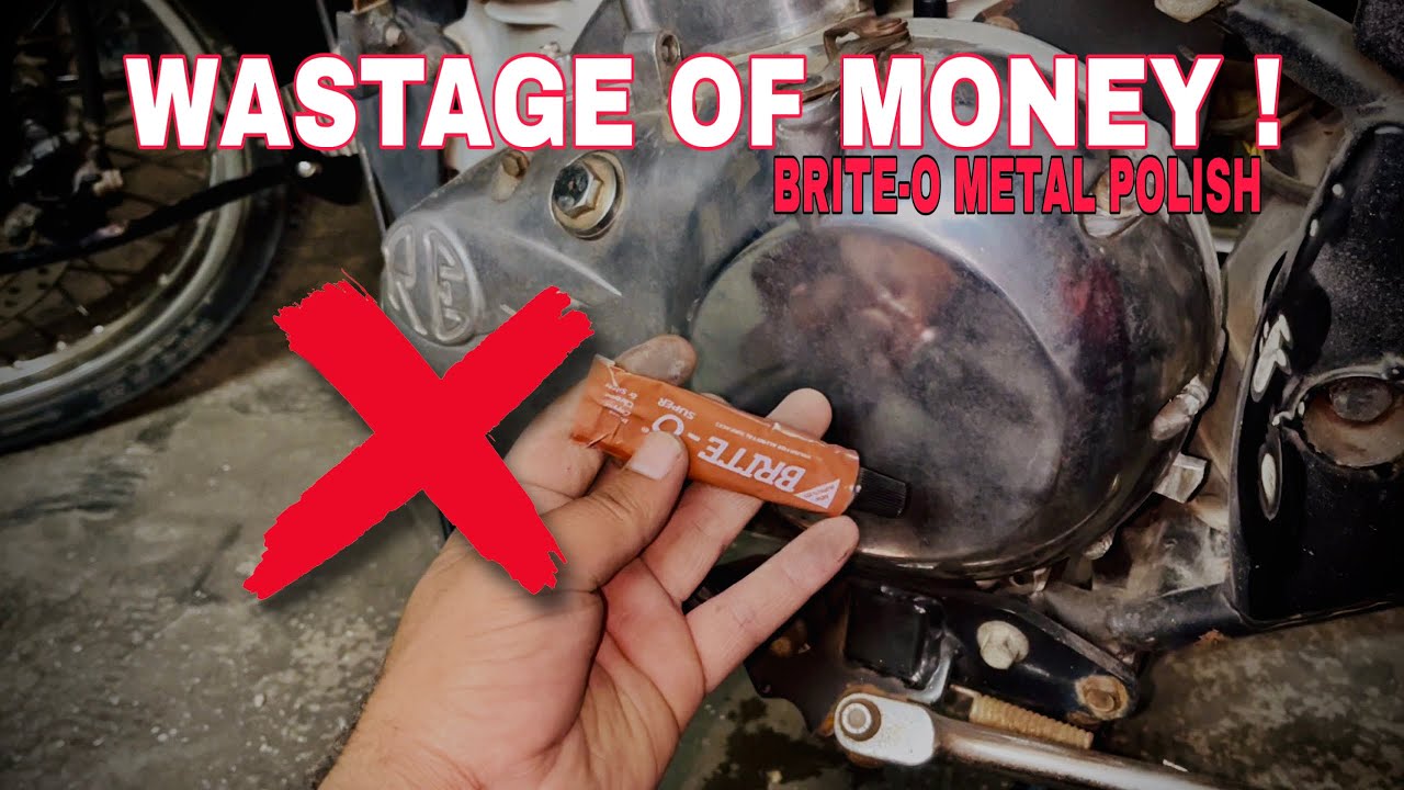 Royal Enfield Engine Buffing Polish || Brite O Metal Polish For Royal Enfield Bullet Engine