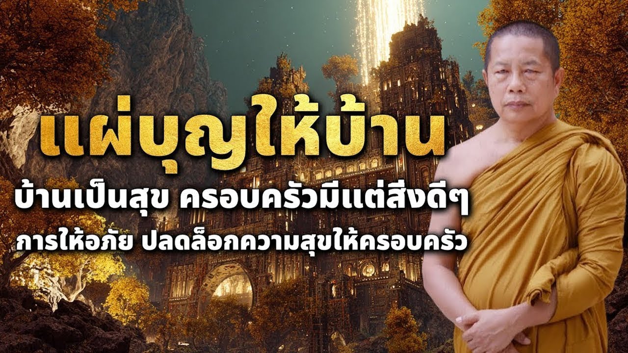 แผ่บุญให้ครอบครัว ใจเป็นบุญ บ้านเป็นสุข