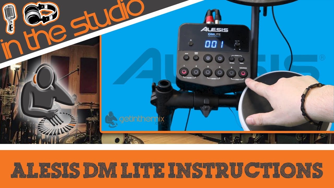 Функции и руководство пользователя Alesis DM Lite