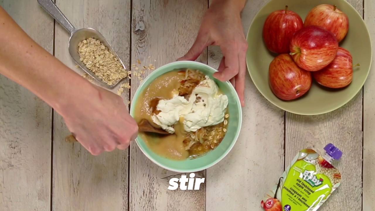 Baby Gourmet Recipes: Apple Crisp Baby Muesli