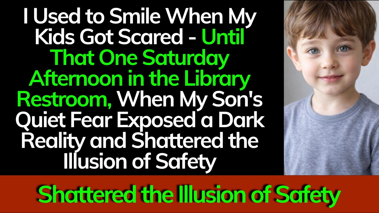 When My Son's Fear Exposed a Dark Truth in the Library Restroom