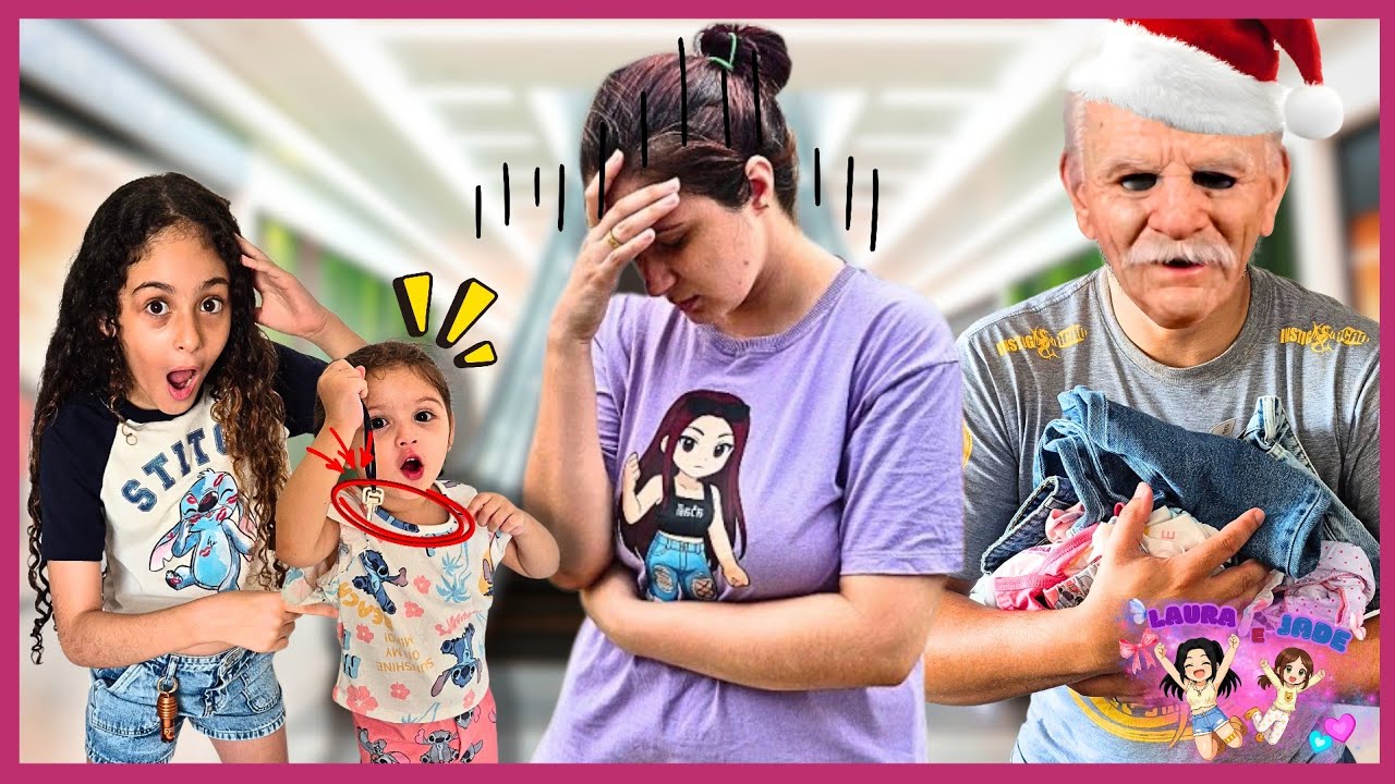 LAURA E JADE PERDIDAS NO SHOPPING COM MUITO SUSPENSE! 😱 #laurajuliaofc