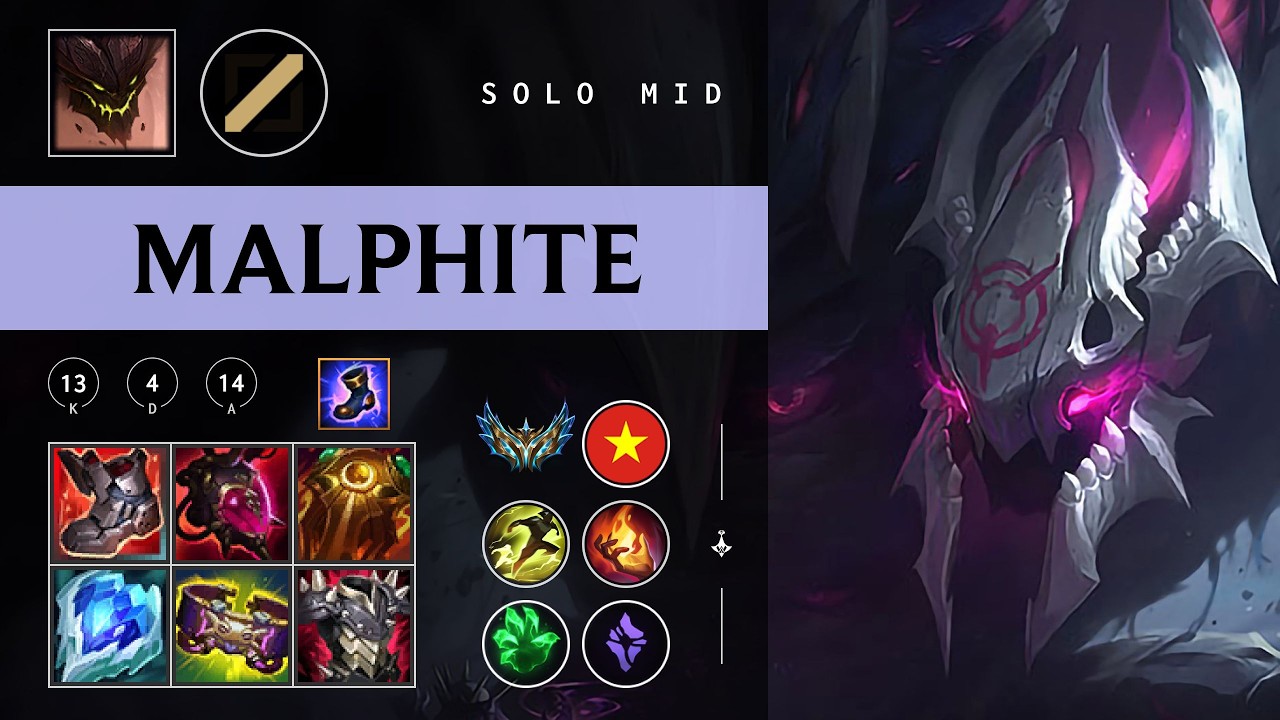 Malphite Mid vs Irelia - VN Challenger Patch 26.04