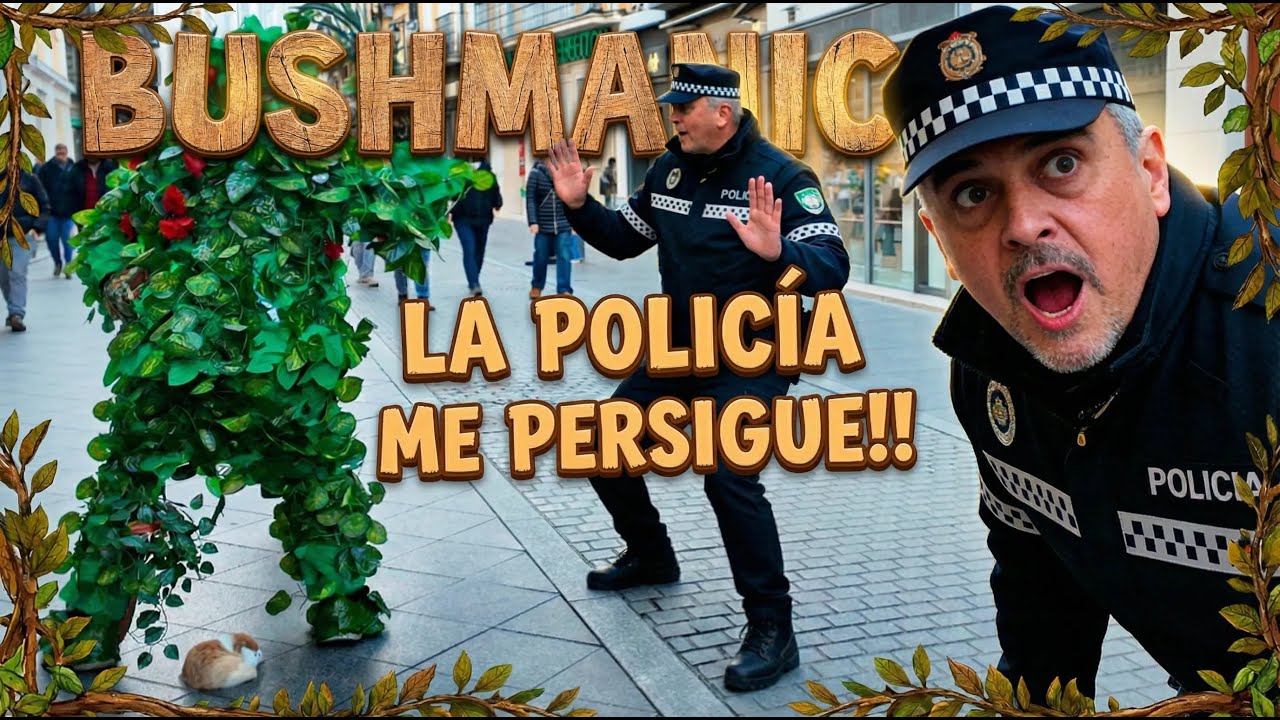 POLICE VS BUSHMAN: CASI ME ARRESTAN!!