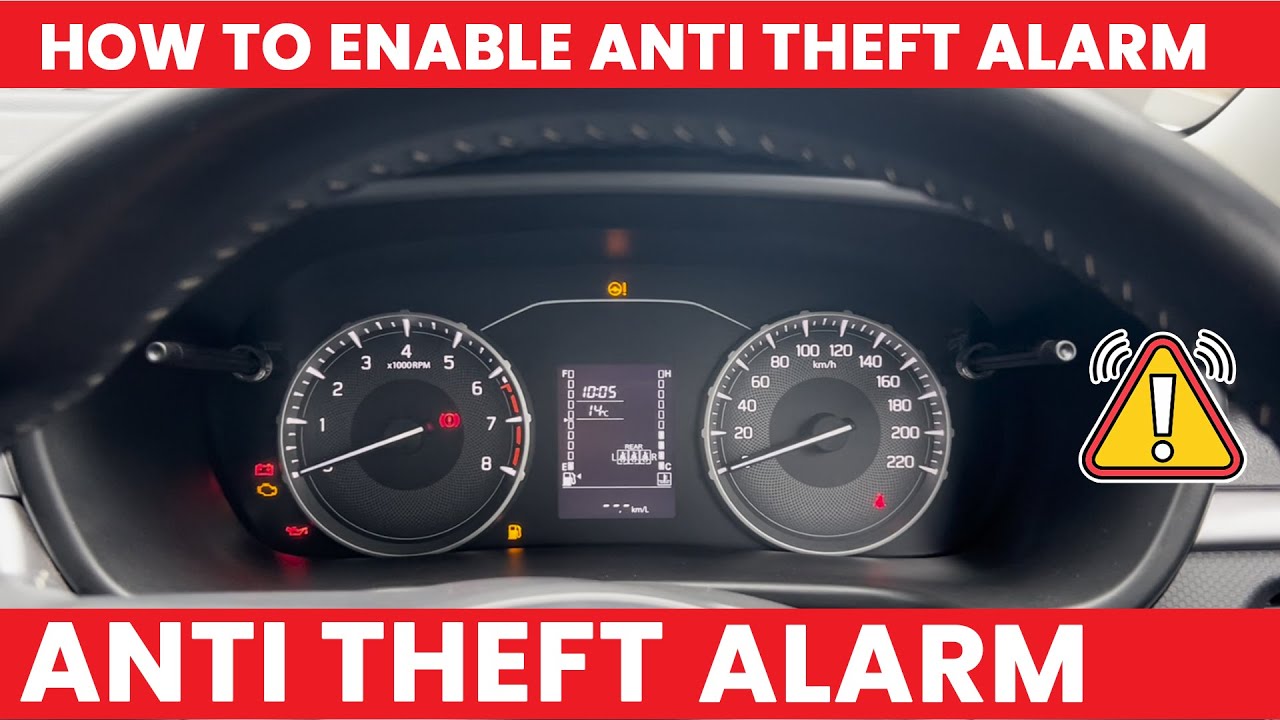 How to activate or deactivate Anti Theft Alarm in Car | Save your car | Safety Tips