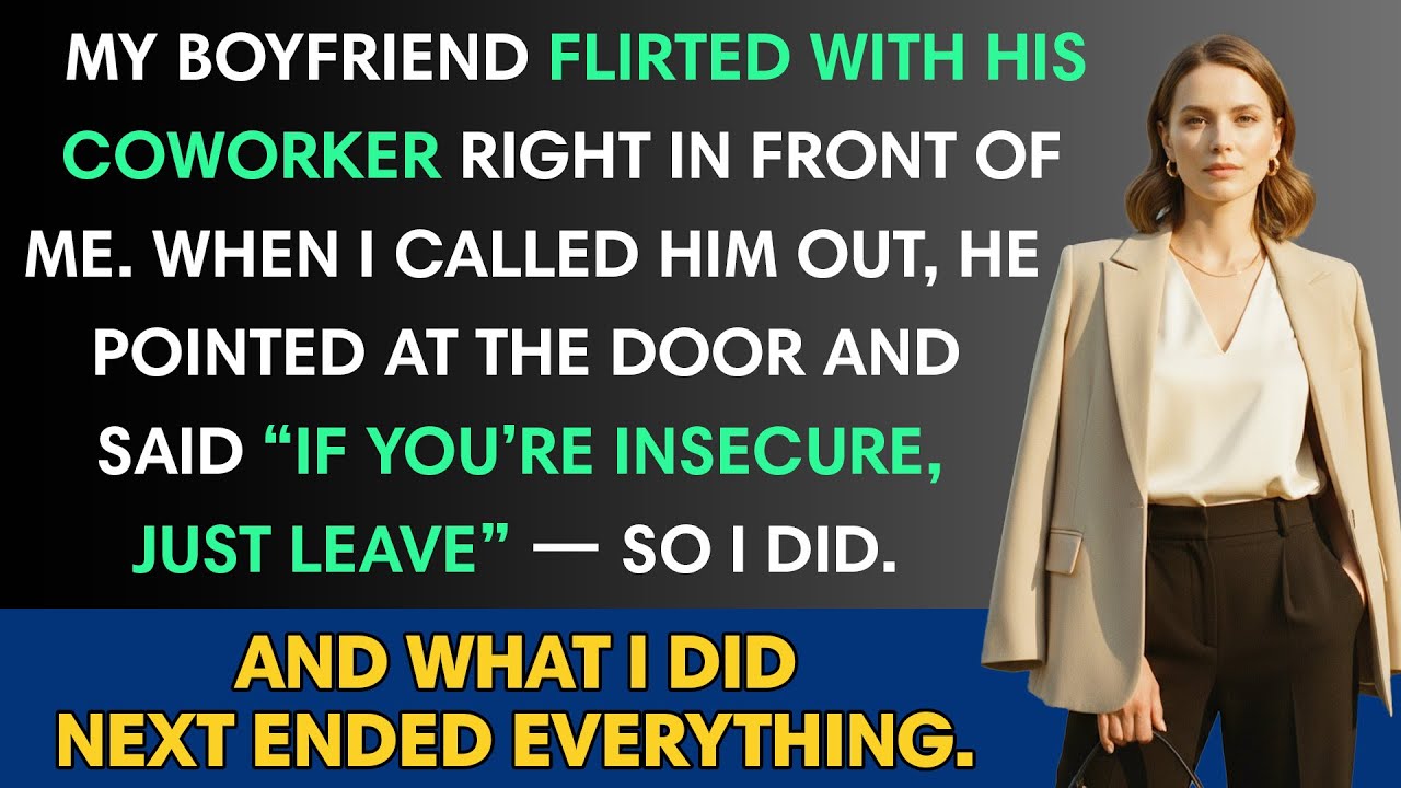 My Boyfriend Flirted With His Coworker Right In Front Of Me. When I Called Him Out, He...
