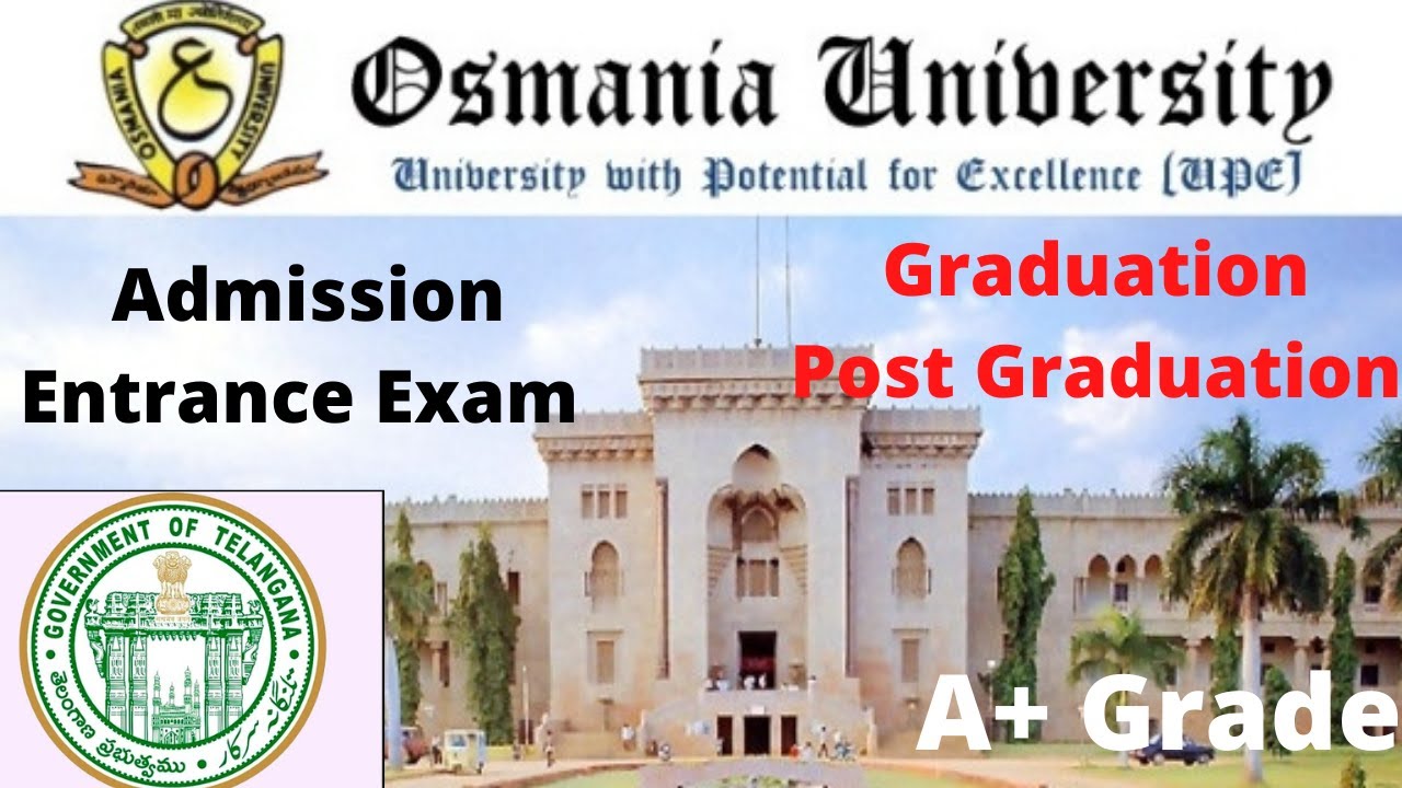Degree Admission Process || OUCET ||Degree & Pg Courses Explained||Osmania U Entrance Exam Mandatory