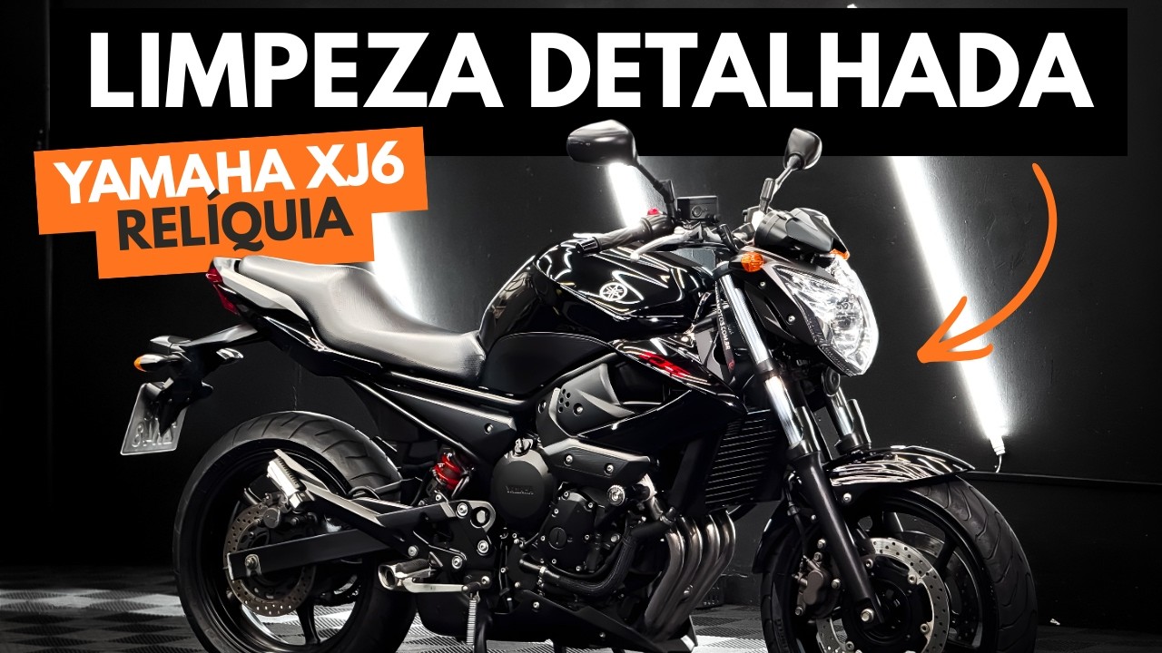Limpeza Detalhada em uma YAMAHA XJ6 - Full Detail