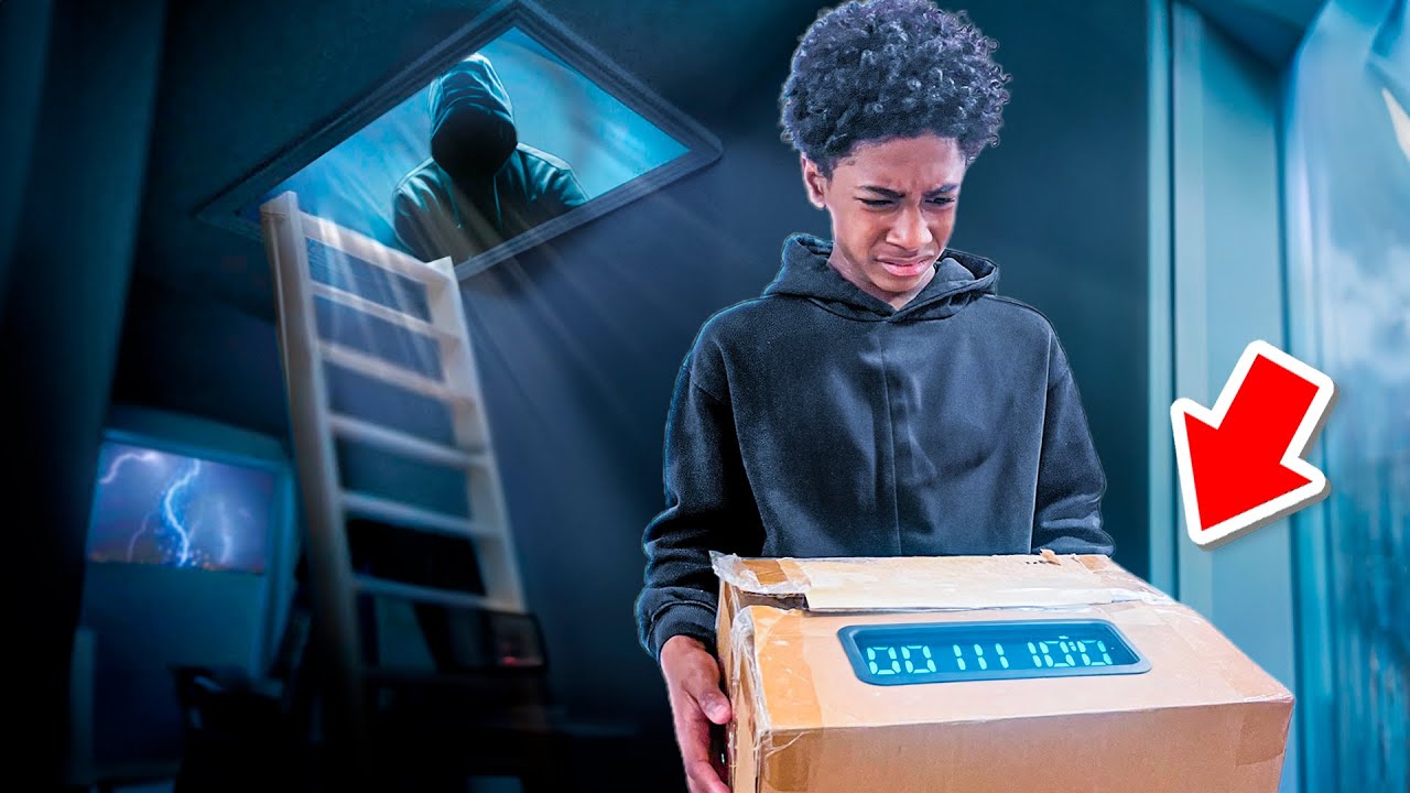 MYSTERIOUS Box Left At Our Door… We Have Until MIDNIGHT to Escape!