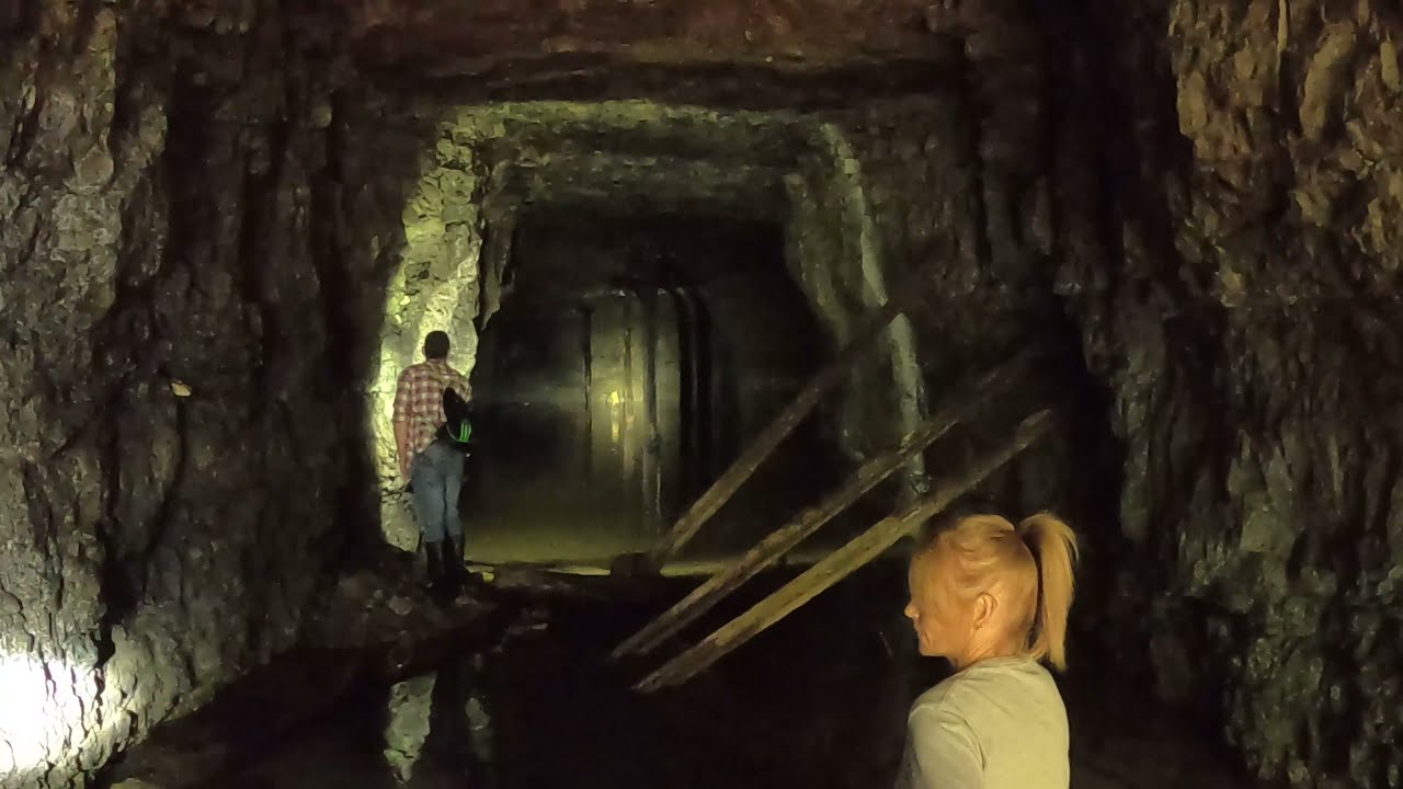 OLD ABANDONED MINE AND A HUGE SINKHOLE