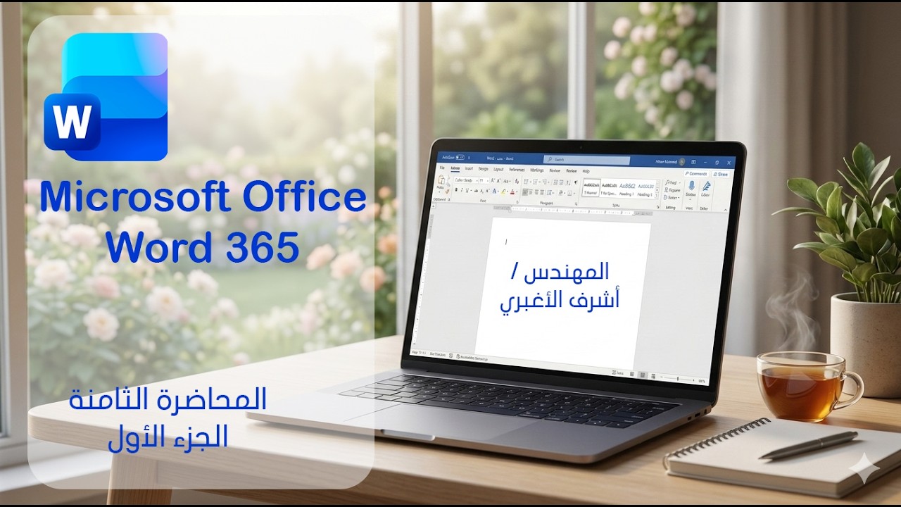 المحاضرة الثامنة - الجزء الأول - معالج النصوص Microsoft Office Word 365