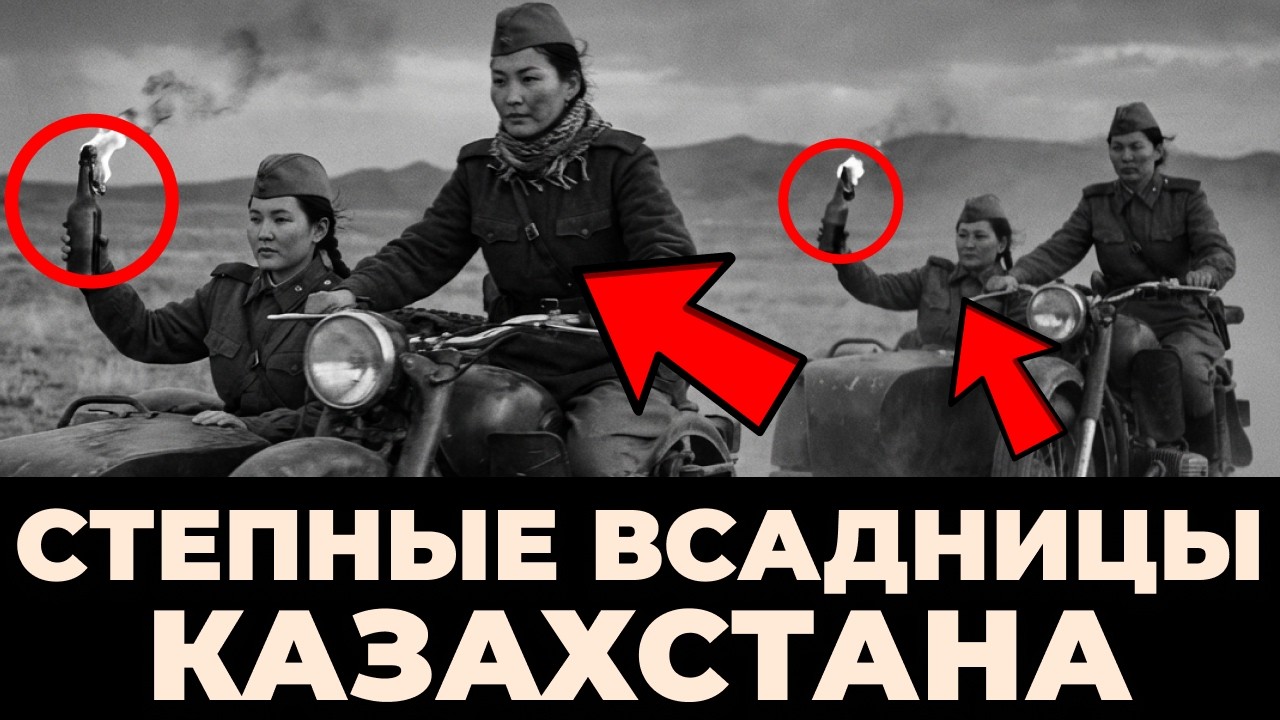 4 КАЗАШКИ с окраины НА СОВЕТСКИХ БАЙКАХ ПЕРЕВЕРНУЛИ ХОД ВОЙНЫ. ГИТЛЕР В ЯРОСТИ