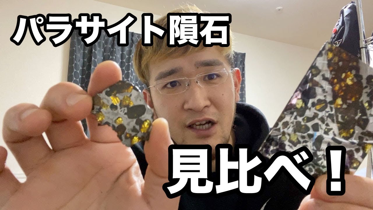 パラサイト隕石３種見比べ！（イミラック・セイムチャン・セリコ）
