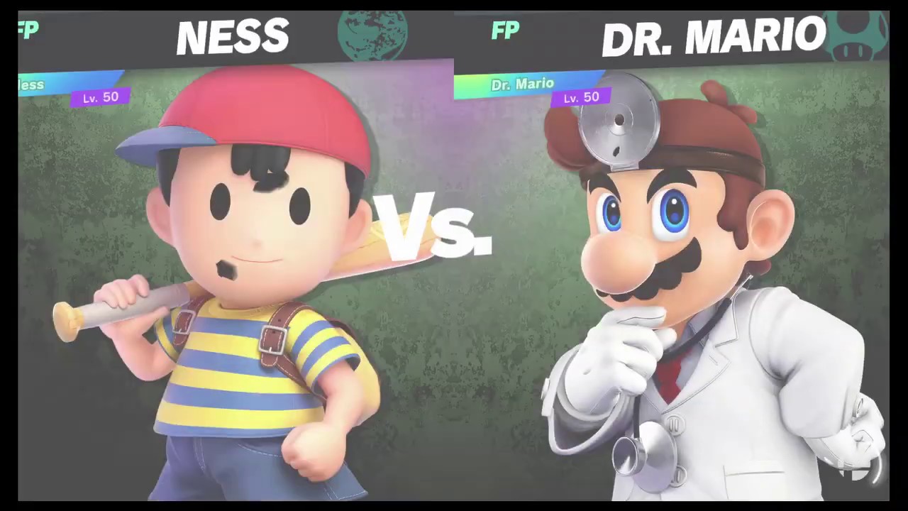 Super Smash Bros Ultimate Amiibo Fights   Request #7294 Ness vs Dr Mario