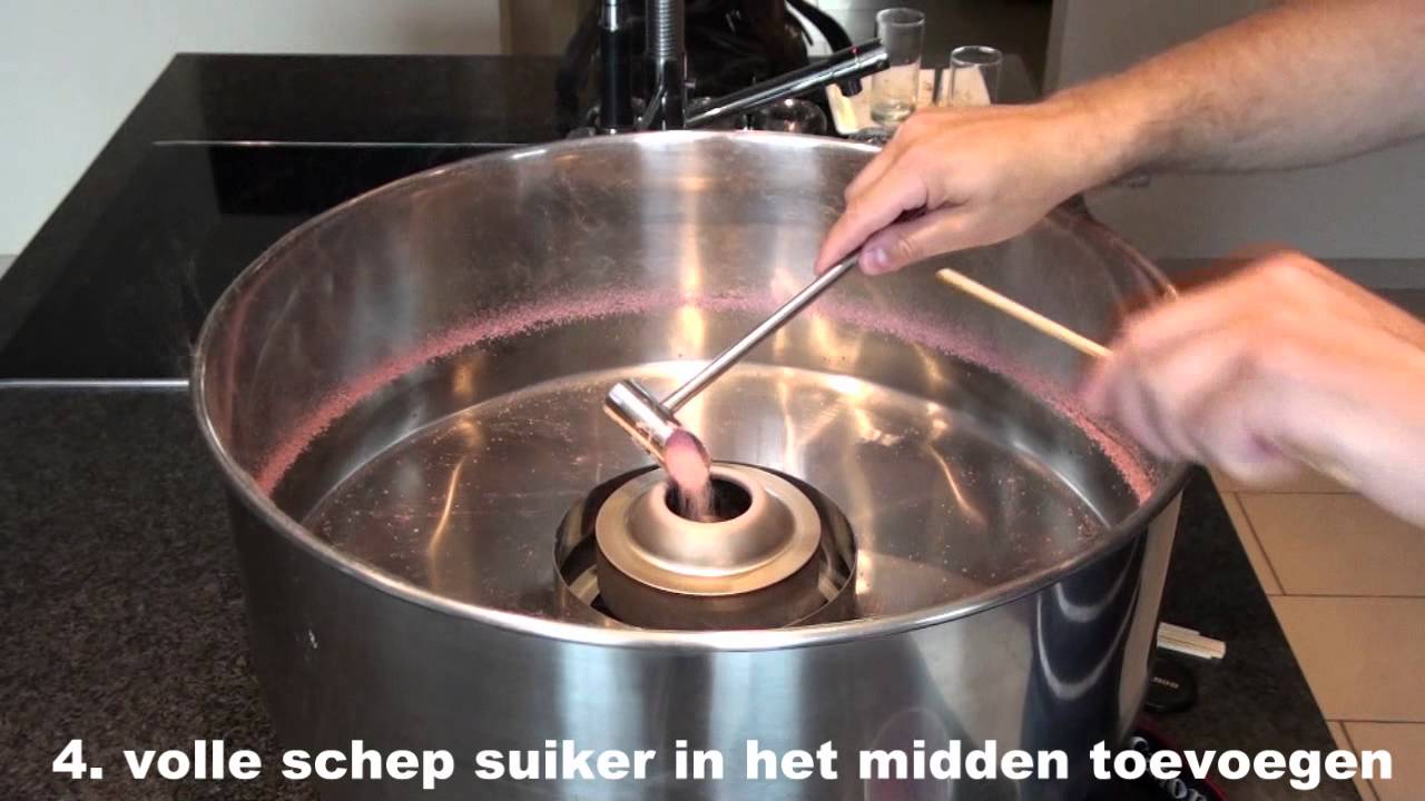 handleiding professionele suikerspinmachine