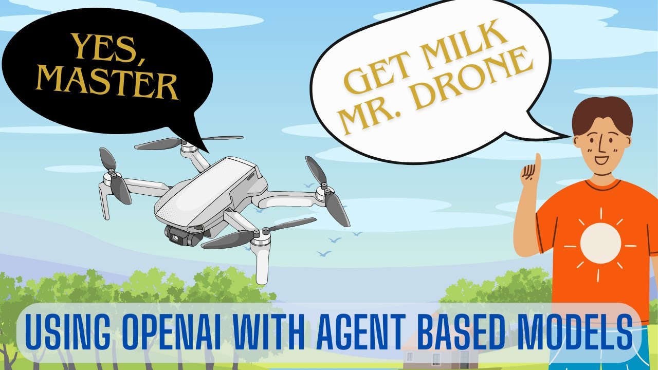 Using Open AI to Control Drones - An Agent Based Simulation