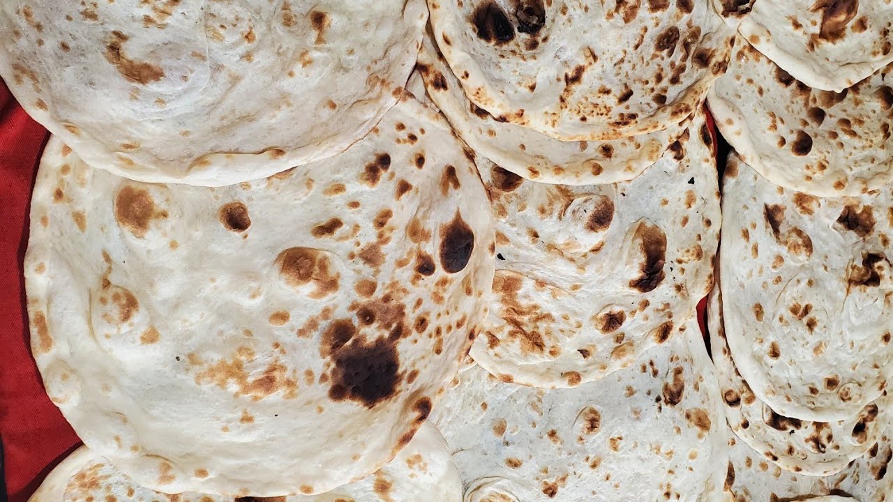 خبز الرقاق اليمني بالتنور بأفضل طريقه خبز يبيض الوجه /   yemen bread #خبز_منزلي