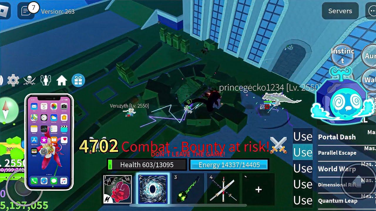 The best build for bounty hunting (meta)💀🔥/ Mobile | Blox Fruits