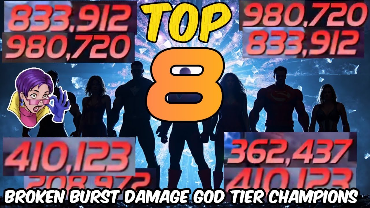 TOP 8 Broken Burst Damage God Tiers Champions in the Game 😱😱😱😱😱