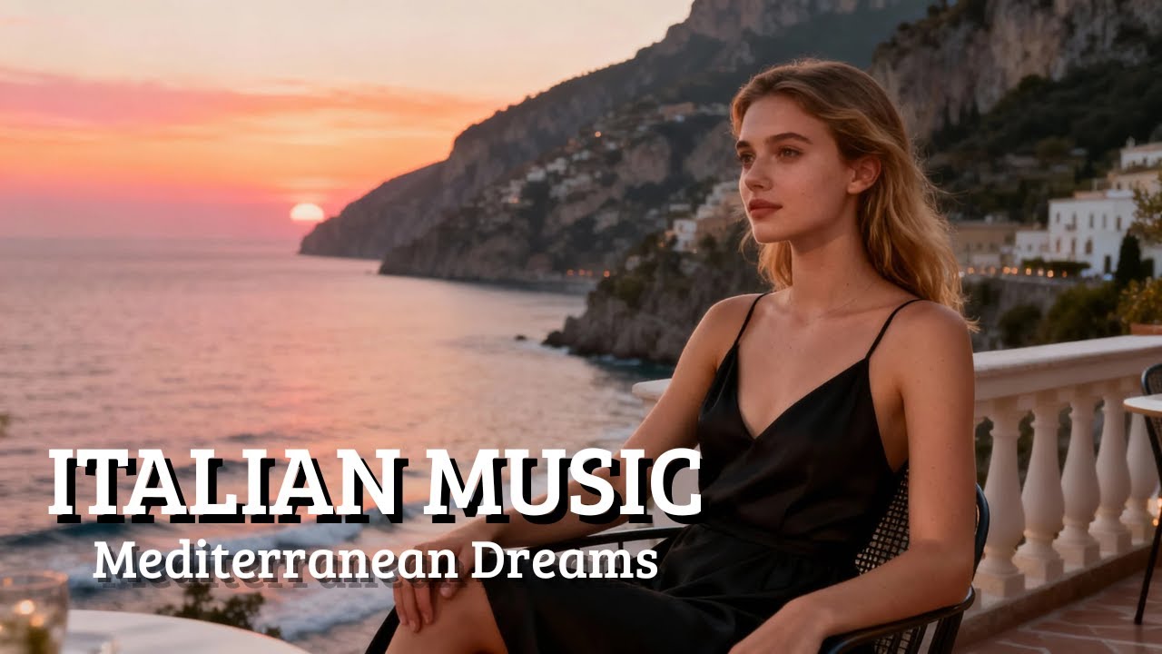 Italy Relax Vibes Instrumental 🎶 2+ Hours Mediterranean Atmosphere Italian Riviera Sea