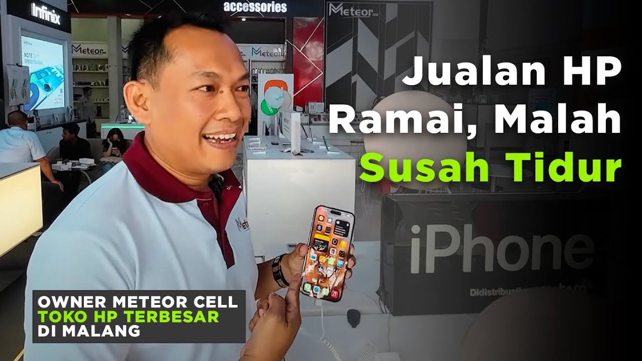 Modal 1 HP Bekas, Jualan HP di Pinggir Jalan, Kini Sukses Memiliki 9 Cabang!