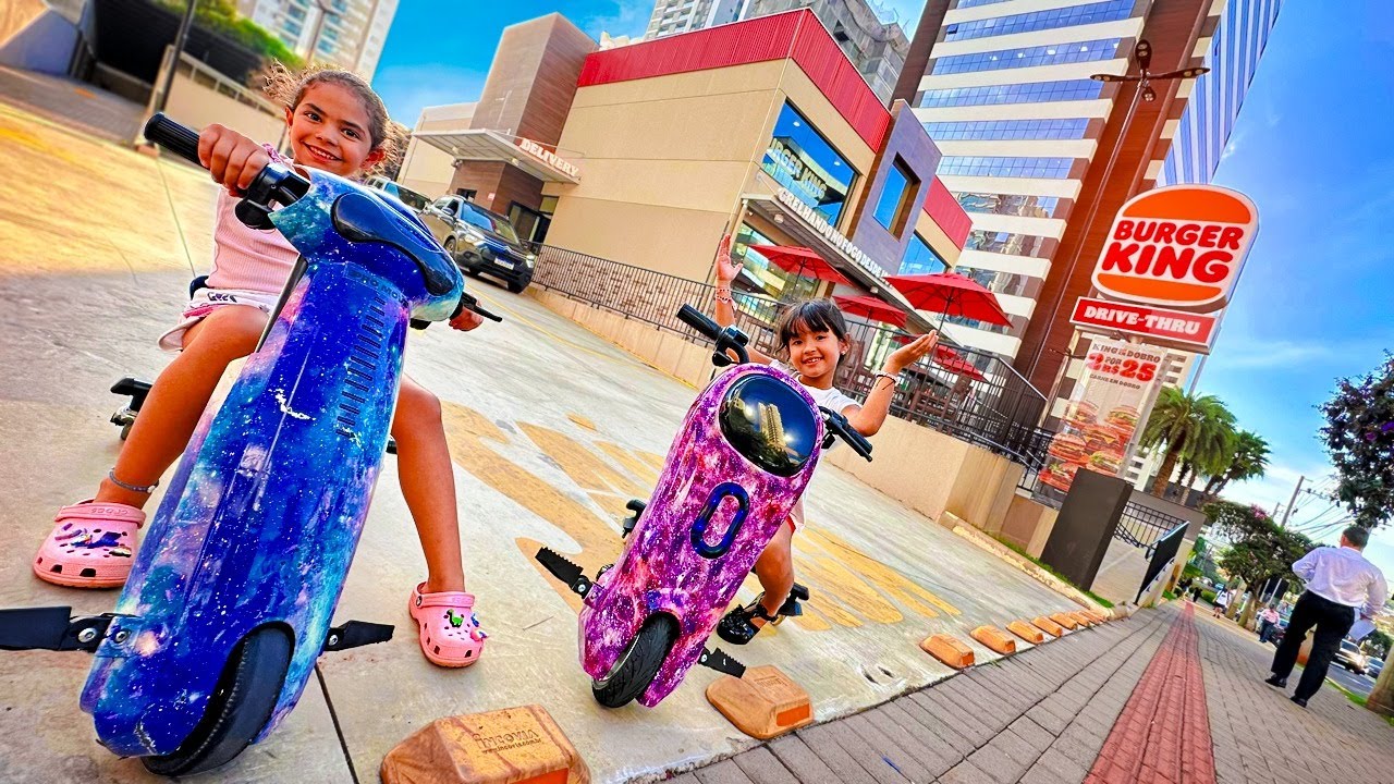 CAUSAMOS NO BURGER KING COM NOSSOS TRICICLOS DE DRIFT
