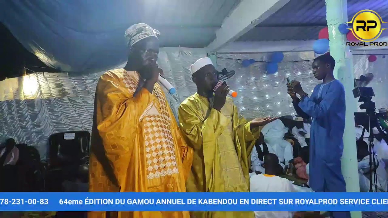Aboubacar Diatta et Vieux Diatta au gamou annuel de kabendou