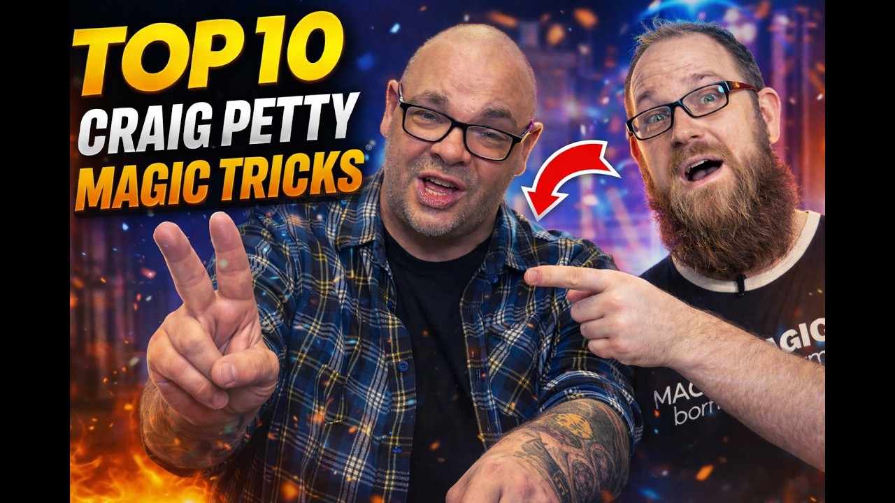 Топ-10 фокусов Крейга Петти, доступных в Penguin Magic.