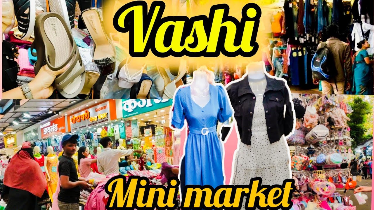 Vashi Mini Market | Street shopping in Navi Mumbai | Readymade dress | ethnics wears || footwear