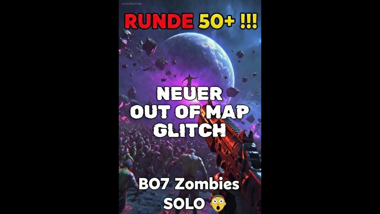 Runde 50+ mit NEUEM Out of Map Glitch in BO7 Zombies 🔥