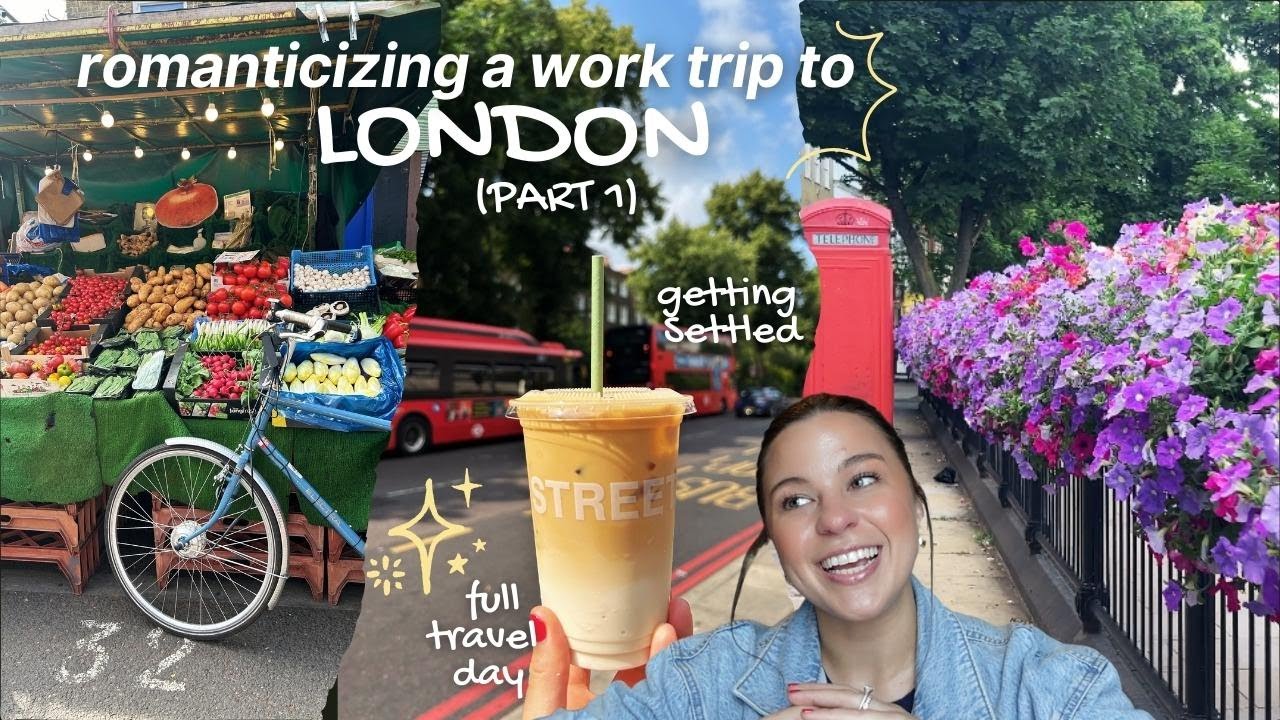 romanticizing a solo work trip to LONDON ✈️🧳🇬🇧 (part 1)