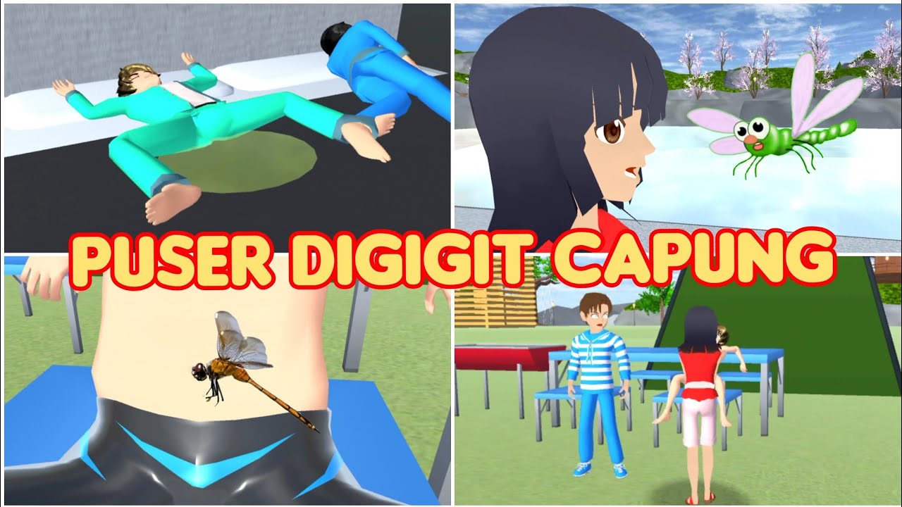 PUSER DI GIGIT CAPUNG BIAR GAK NGOMPOL || VLOG KING HAPPY FAMILY || SAKURA SCHOOL SIMULATOR