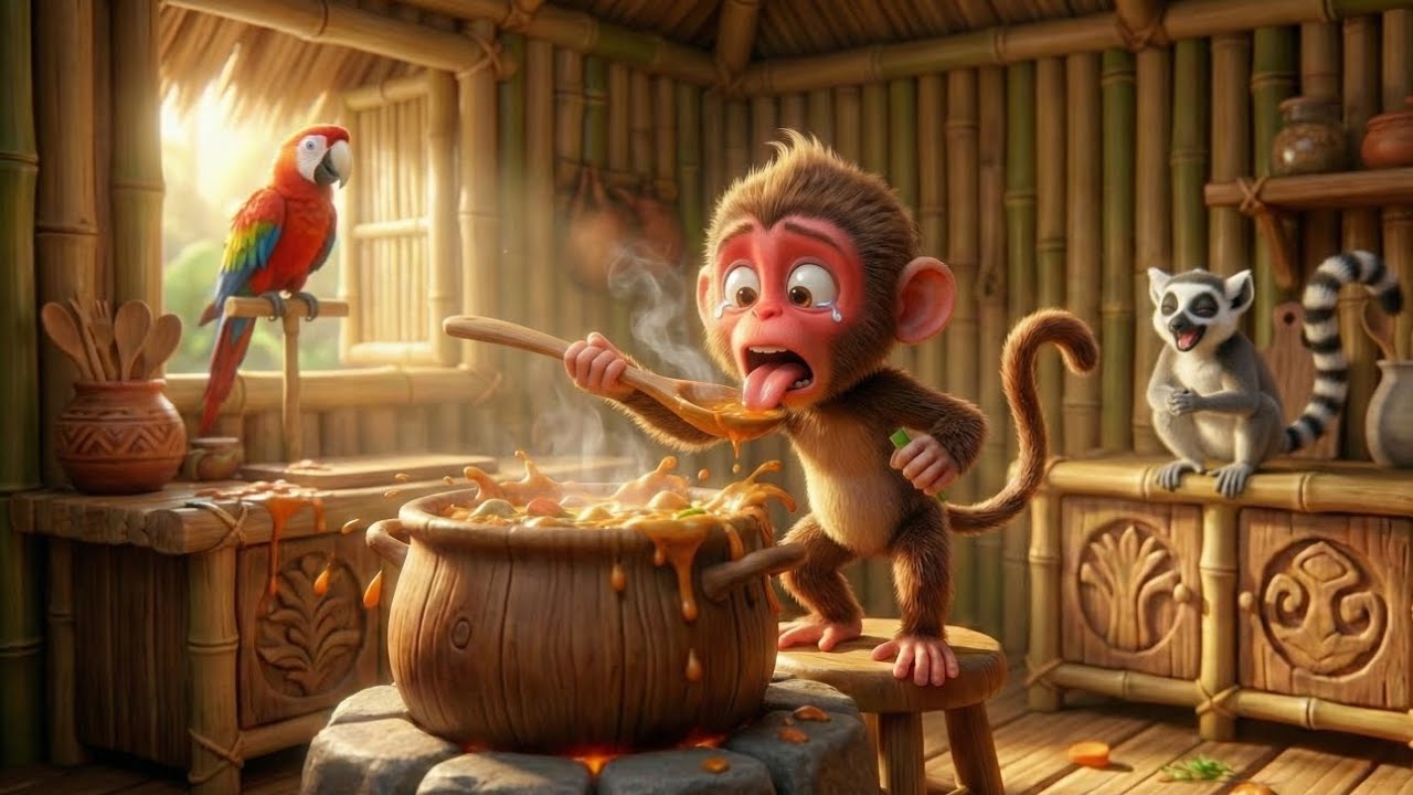 Monkey Madness Morning🐵 | kids rhymes nd stories @Lululemonworld 