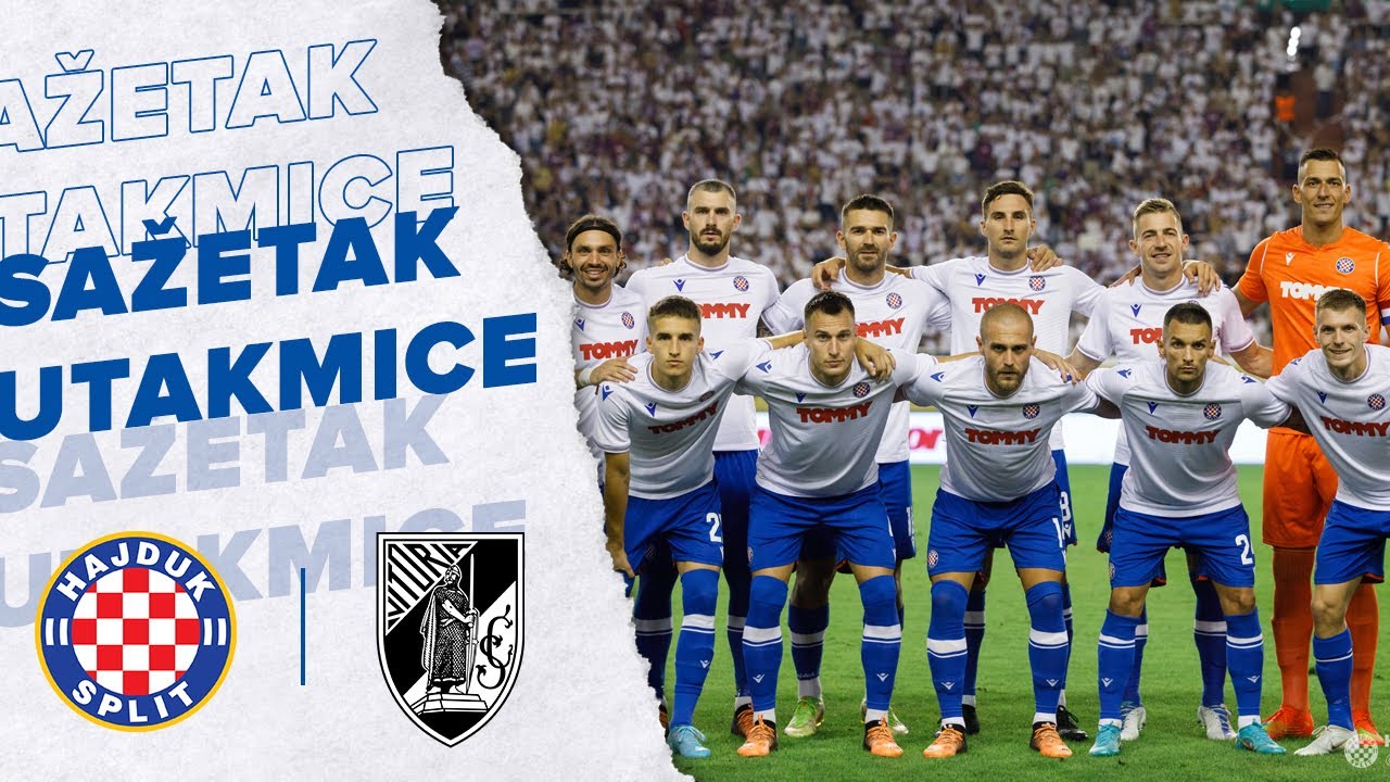 [SAŽETAK] Hajduk - Vitoria SC 3:1 | 3. kolo kvalifikacija za UEFA Konferencijsku ligu