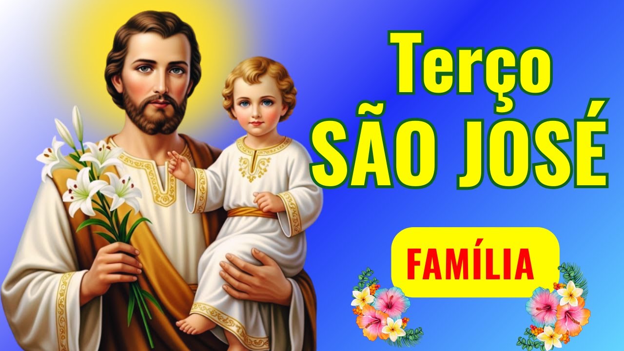 📿 TERÇO DE SÃO JOSÉ REZE HOJE 📿🙏🏽