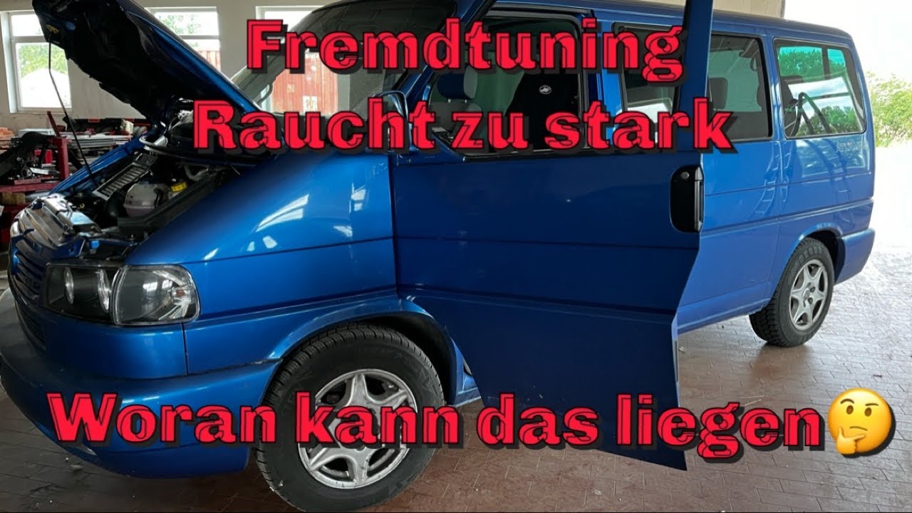 T4 2.5TDI Rußt und den Kunden stört es.