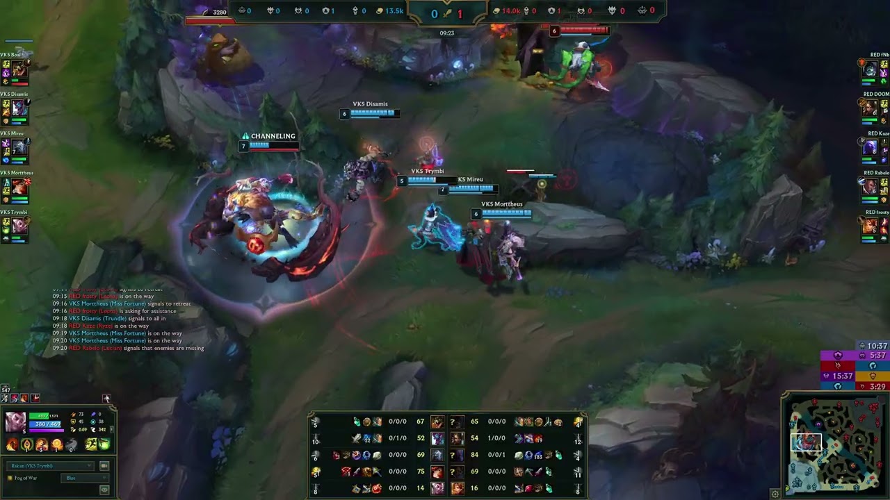 LTA South 2025 Split 3 Finals: VKS vs RED Game 3 (VKS Trymbi Rakan Support POV)