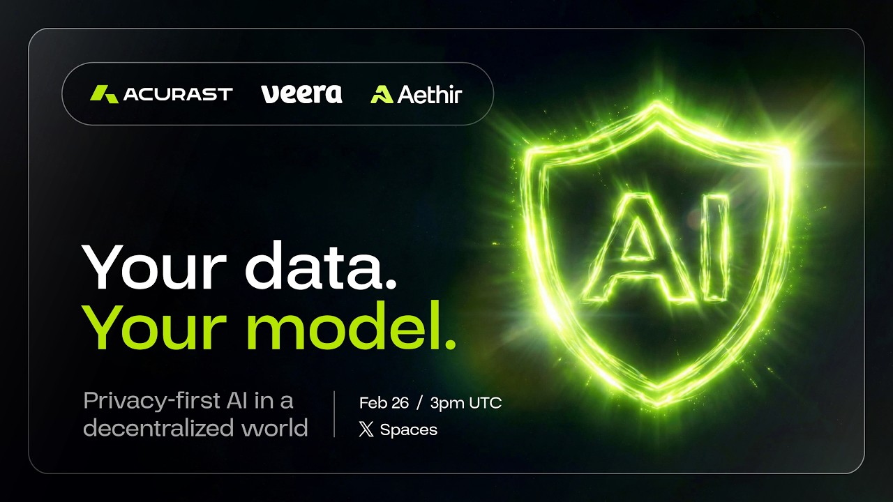Your Data, Your Model - X Spaces 26.02.2026