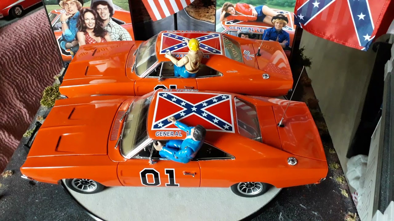The Duke of Hazzard TV Series Cars 1/18 Diecast