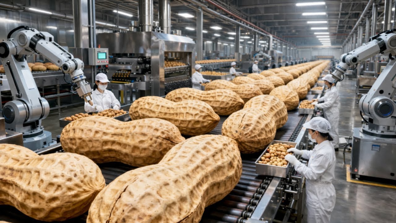 Proses Produksi Kacang Tanah Modern: Dari Bahan Mentah ke Minyak Kacang dan Snack