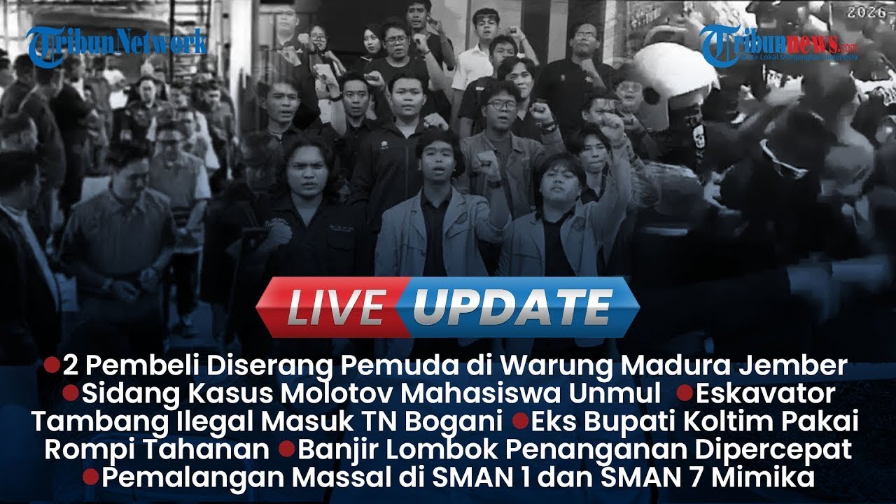 2 Pembeli Diserang Puluhan Pemuda di Warung Madura Jember | Update •SIANG | Rabu, 14 Januari 2026