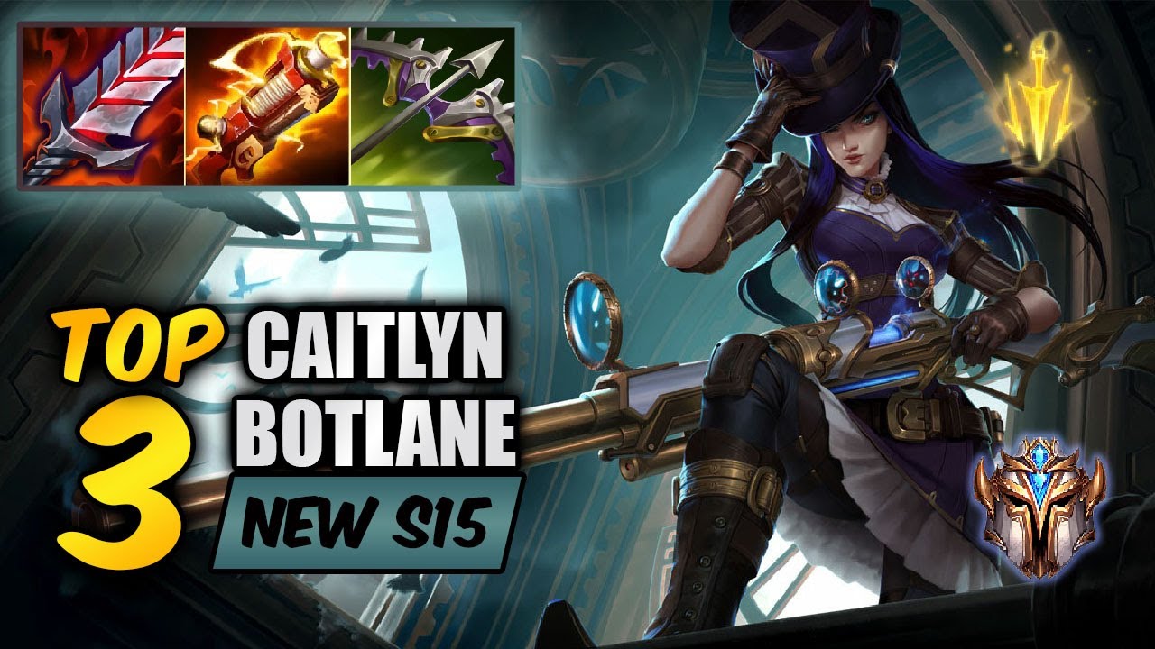Wild Rift Caitlyn TOP 3 - S15 rank game + build