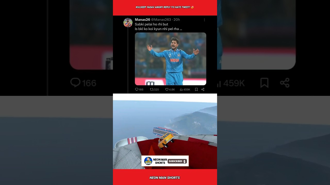 Kuldeep Yadav Angry Reply to Hate Tweet! 😡 #shorts