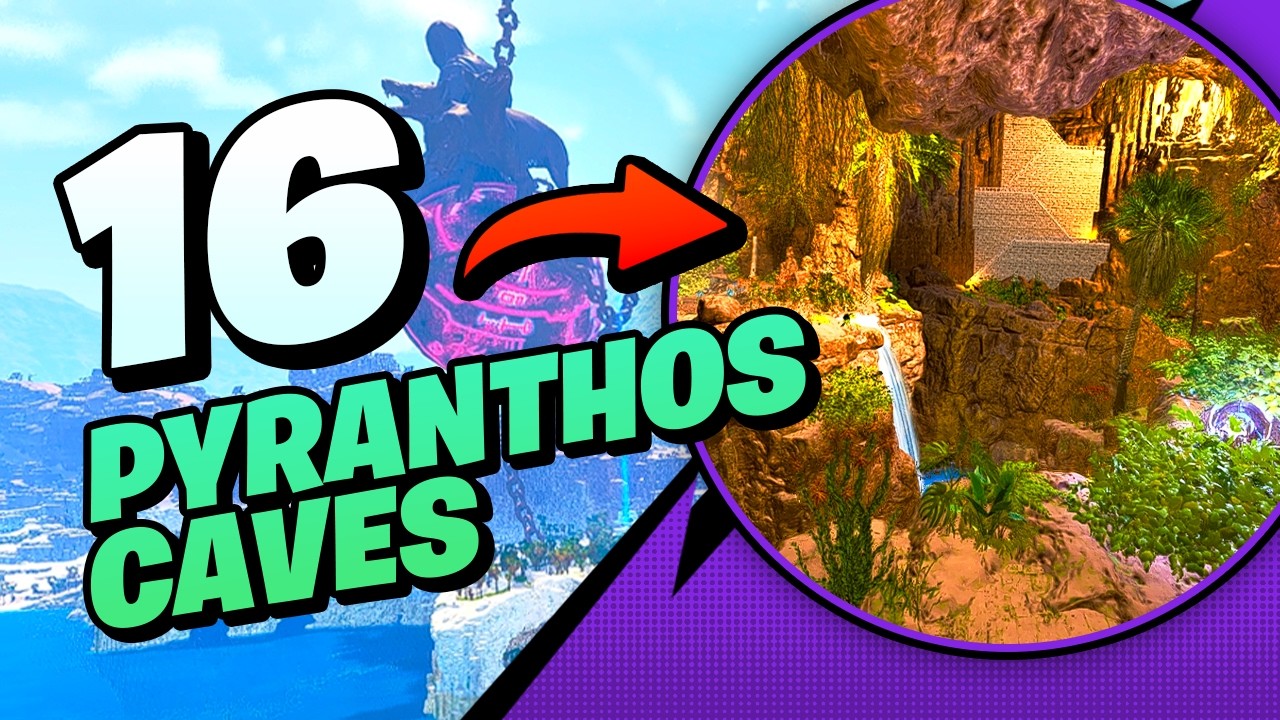 16 NEW caves on pyranthos!!