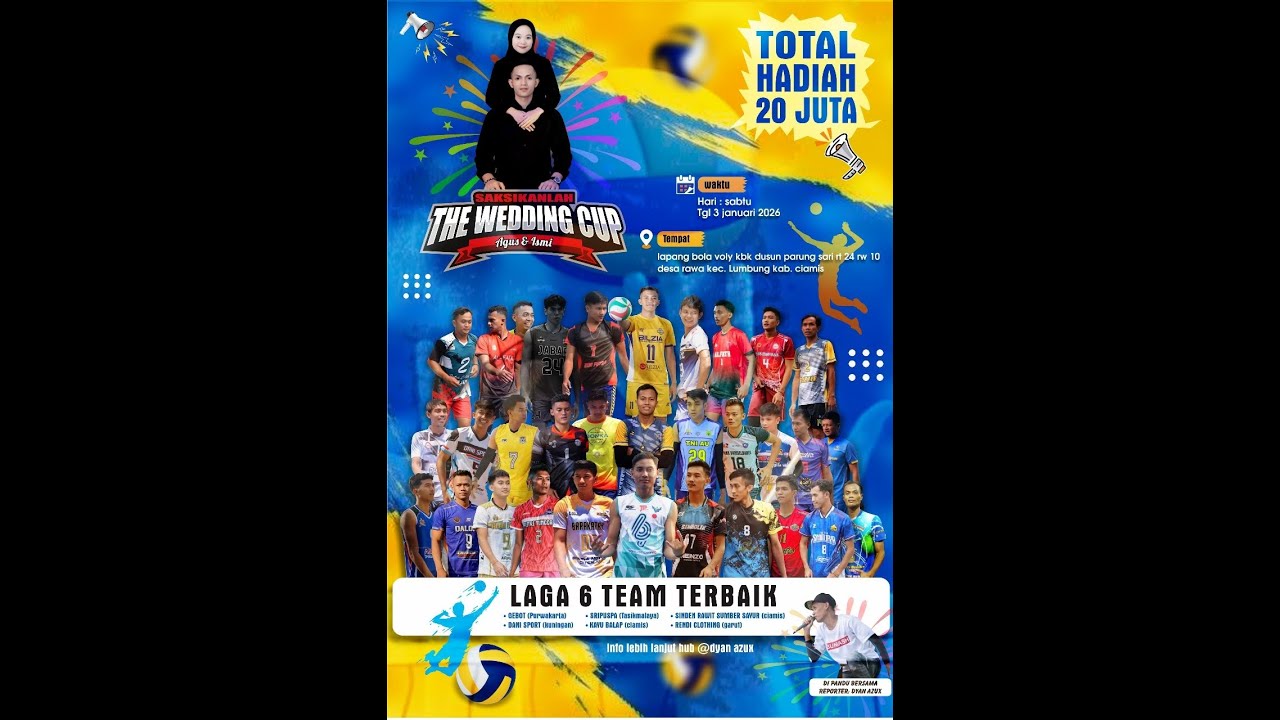 LIVE WEDDING CUP/SADI YUDI KENDIL KEKEN DIDIN BAE  VS BYSON WILI REGI PIPID PAHRUL