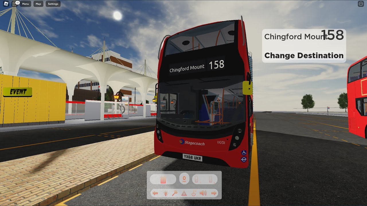 Roblox London & East Bus Simulator  Enviro 400 MMC Route 158 Stratford-Chingford Mount
