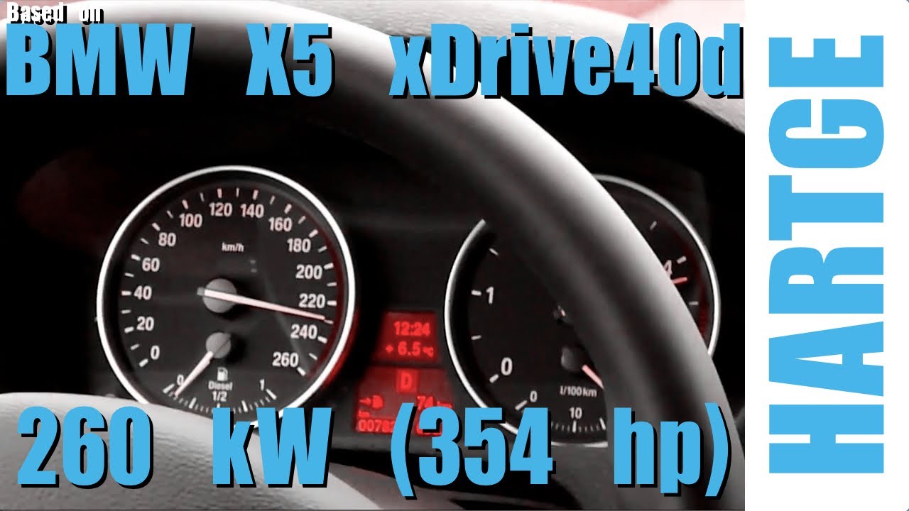 BMW X5 xDrive40d E70 Test Drive with HARTGE Engine Upgrade 80 - 200 km/h