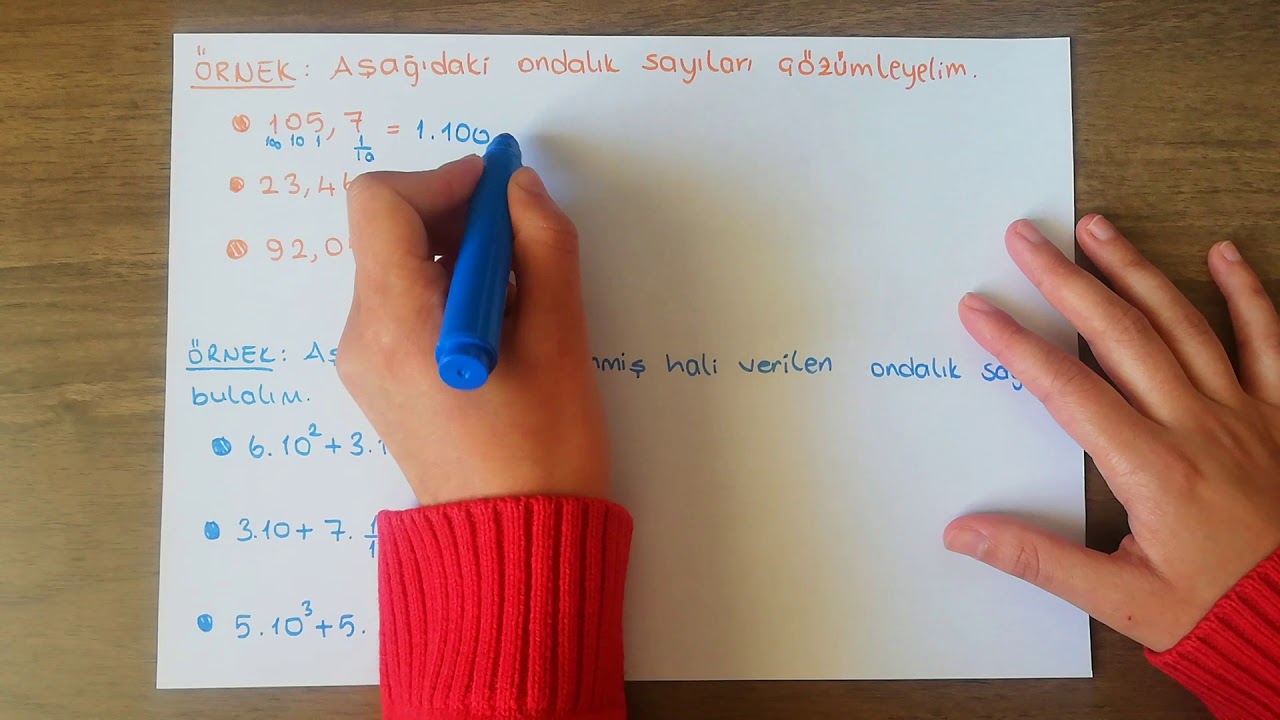 6. Sınıf Matematik | Ondalık Gösterim Konu Anlatımı | Ondalık Sayıları Çözümleme