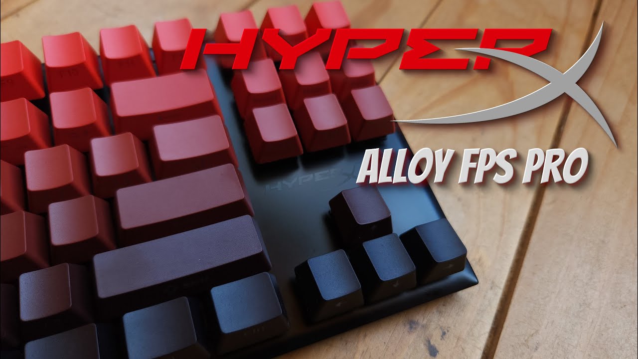 Holee Mod, Tape Mod and Lubing on a stock mechanical keyboard | HyperX Alloy FPS Pro | Cherry MX Red