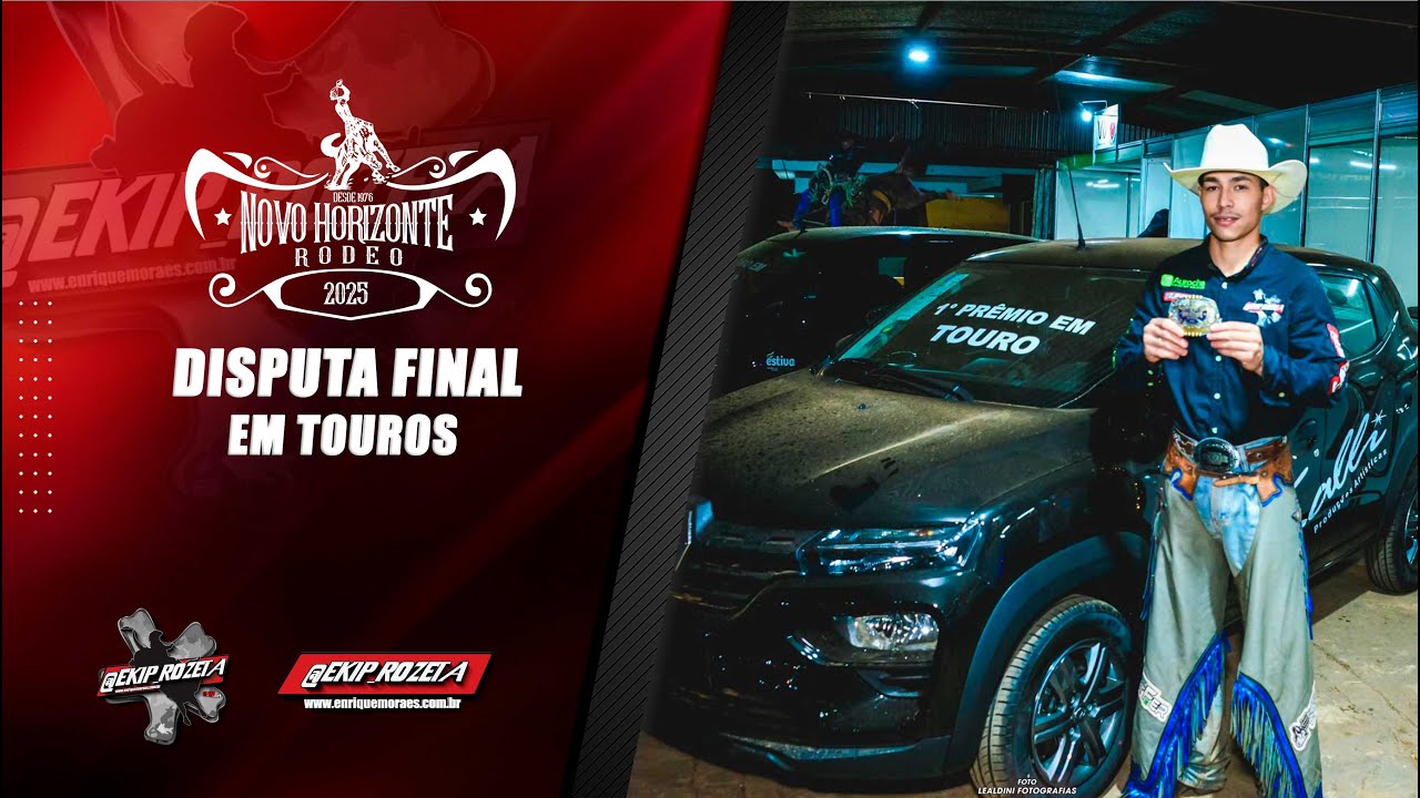 NOVO HORIZONTE-SP | DISPUTA FINAL EM TOUROS
